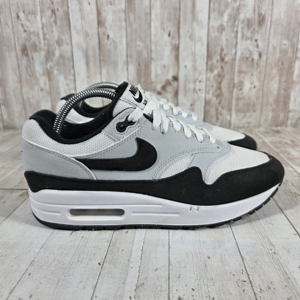 Nike Air Max 1 White Black Pure Platinum FD9082-107 Mens Size 8 Low Top Sneakers